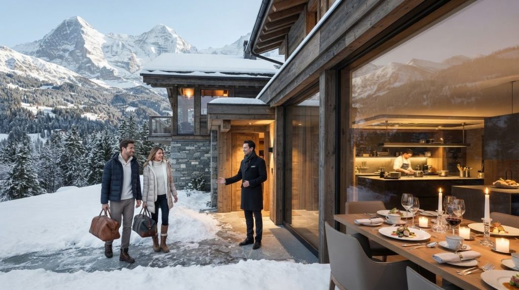 Chalets de luxe avec services en Suisse : à quoi s'attendre