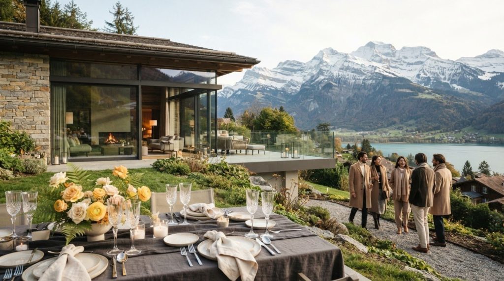 Planifier une fête surprise dans une villa suisse : un guide réfléchi pour 2026